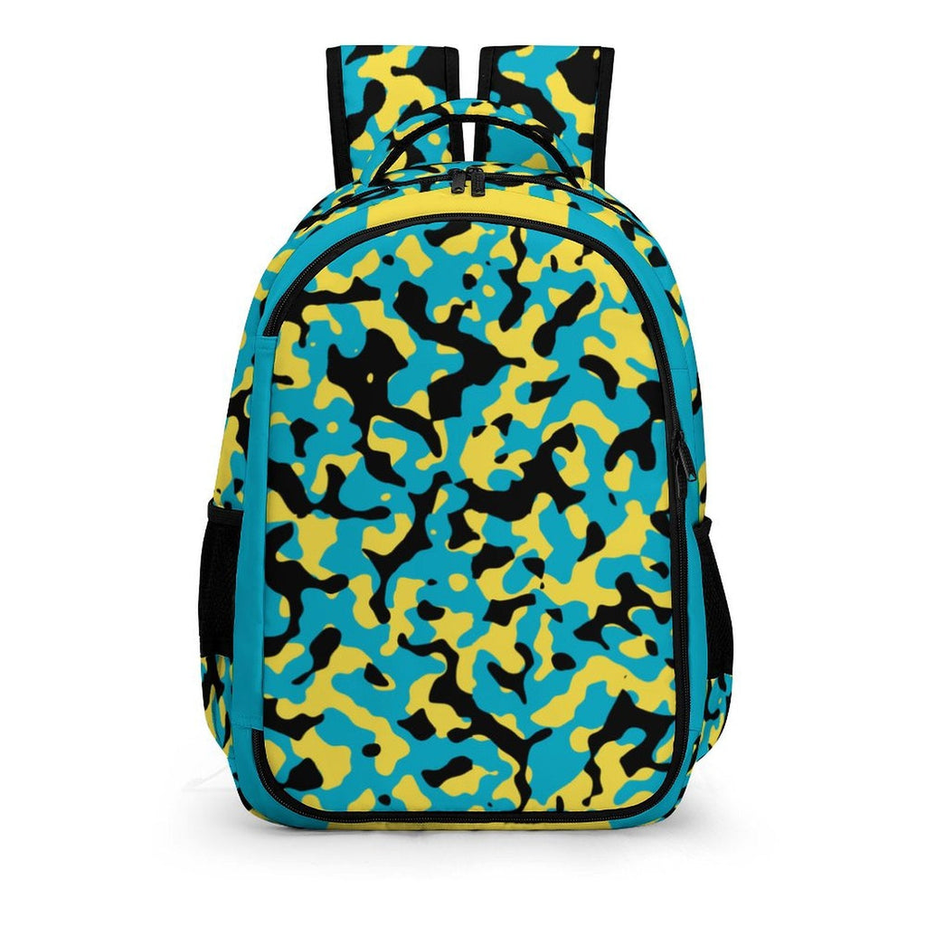 Bahamas Flag Camo Casual Backpack - Conscious Apparel Store