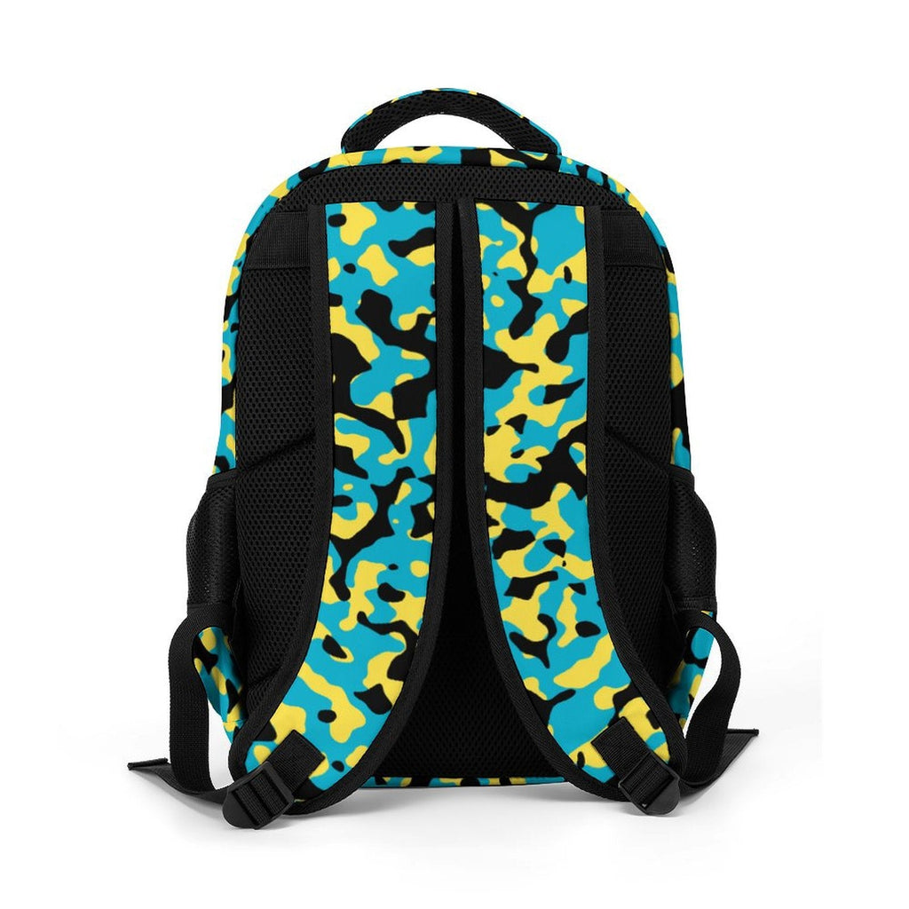 Bahamas Flag Camo Casual Backpack - Conscious Apparel Store