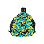 Bahamas Flag Camo Casual Chest Bag - Conscious Apparel Store