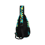 Bahamas Flag Camo Casual Chest Bag - Conscious Apparel Store