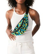 Bahamas Flag Camo Crossbody Sling Bag - Conscious Apparel Store