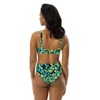 Bahamas Flag Camo high - waisted bikini - Conscious Apparel Store