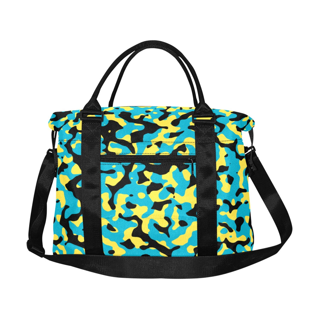 Bahamas Flag Camo Large Capacity Duffle Bag - Conscious Apparel Store
