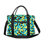 Bahamas Flag Camo Large Capacity Duffle Bag - Conscious Apparel Store