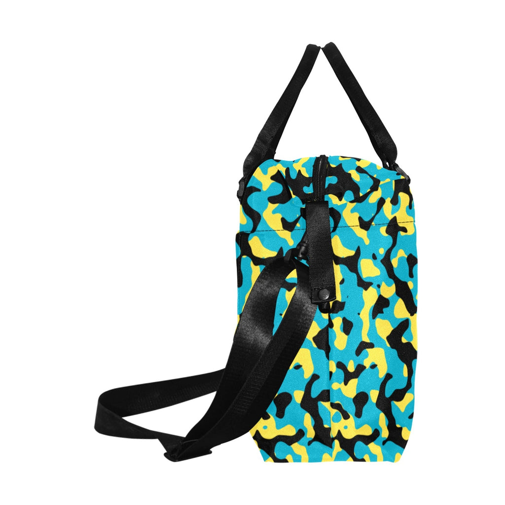 Bahamas Flag Camo Large Capacity Duffle Bag - Conscious Apparel Store