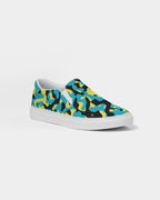 Bahamas Flag Camo Men's Slip-On Canvas Shoe - Conscious Apparel Store