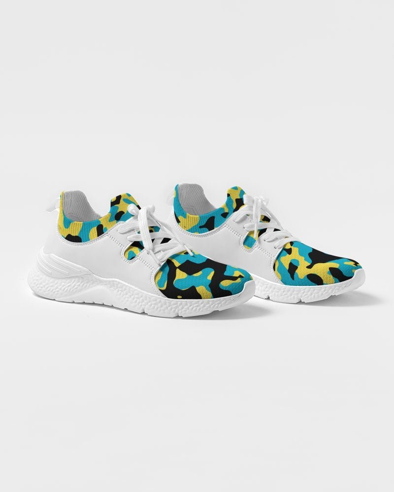Bahamas Flag Camo Men's Two-Tone Sneaker - Conscious Apparel Store