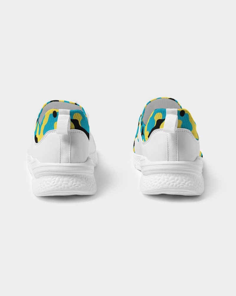 Bahamas Flag Camo Men's Two - Tone Sneaker - Conscious Apparel Store