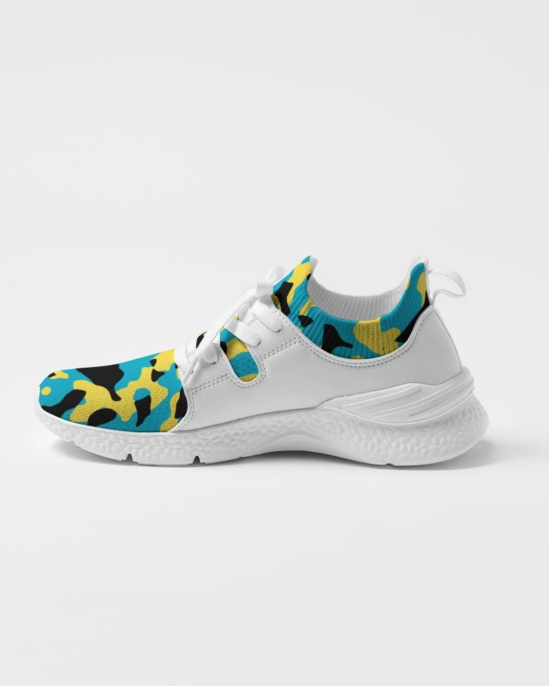 Bahamas Flag Camo Men's Two - Tone Sneaker - Conscious Apparel Store