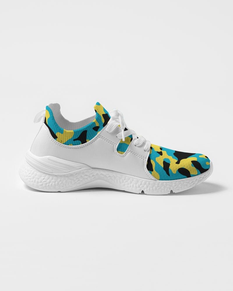 Bahamas Flag Camo Men's Two - Tone Sneaker - Conscious Apparel Store