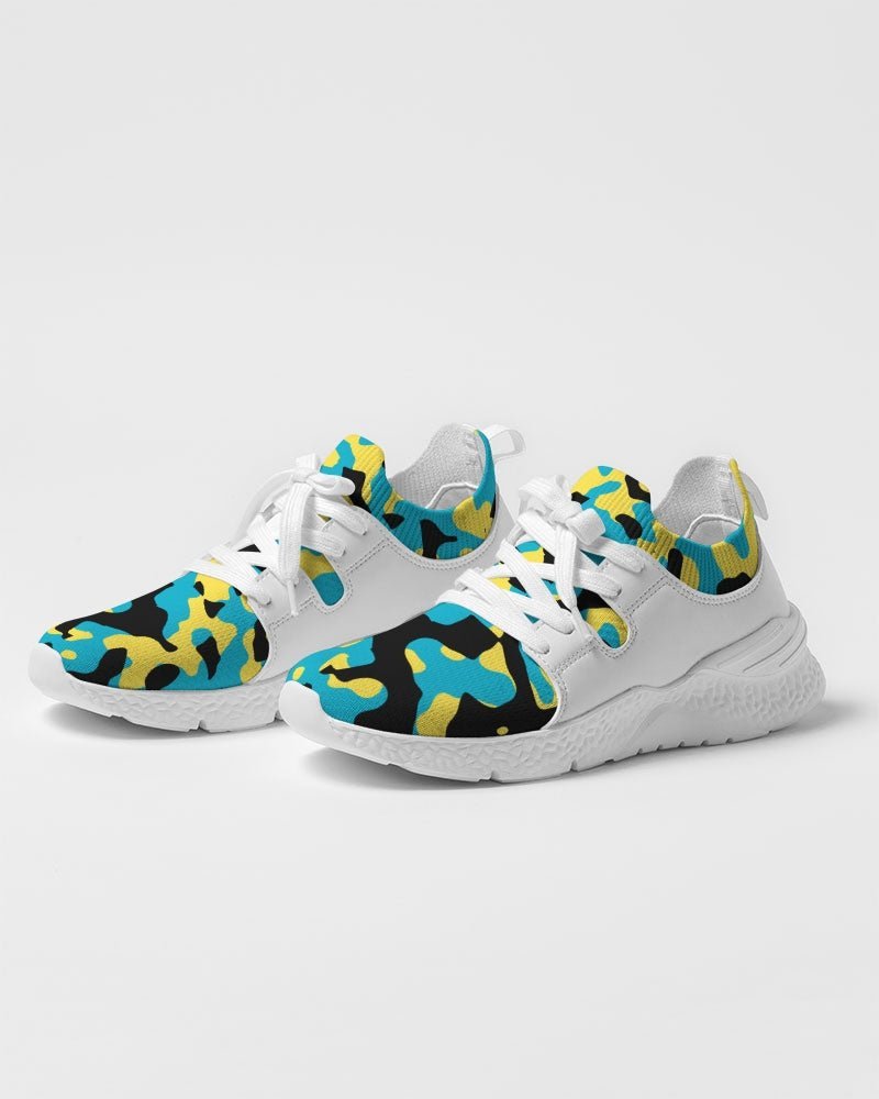 Bahamas Flag Camo Men's Two-Tone Sneaker - Conscious Apparel Store