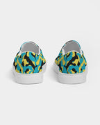 Bahamas Flag Camo Women's Slip - On Canvas Shoe - Conscious Apparel Store