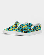 Bahamas Flag Camo Women's Slip - On Canvas Shoe - Conscious Apparel Store