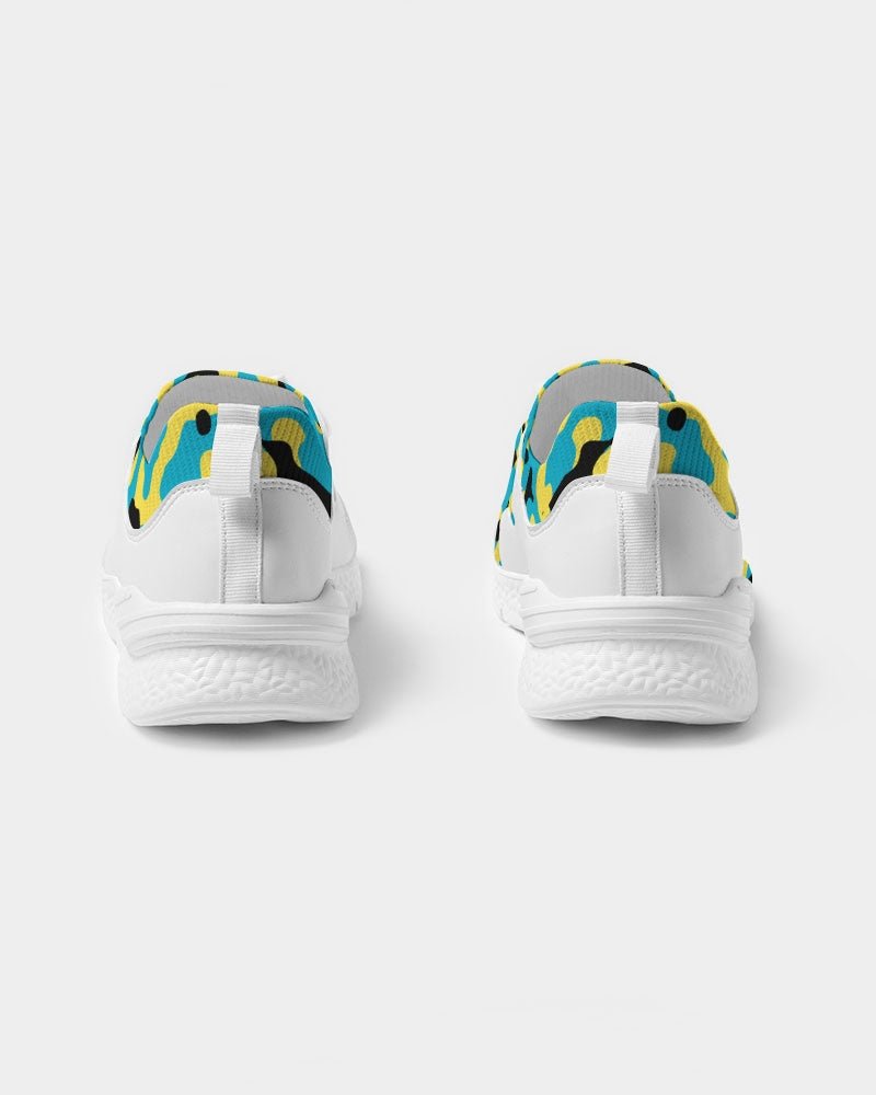 Bahamas Flag Camo Women's Two - Tone Sneaker - Conscious Apparel Store