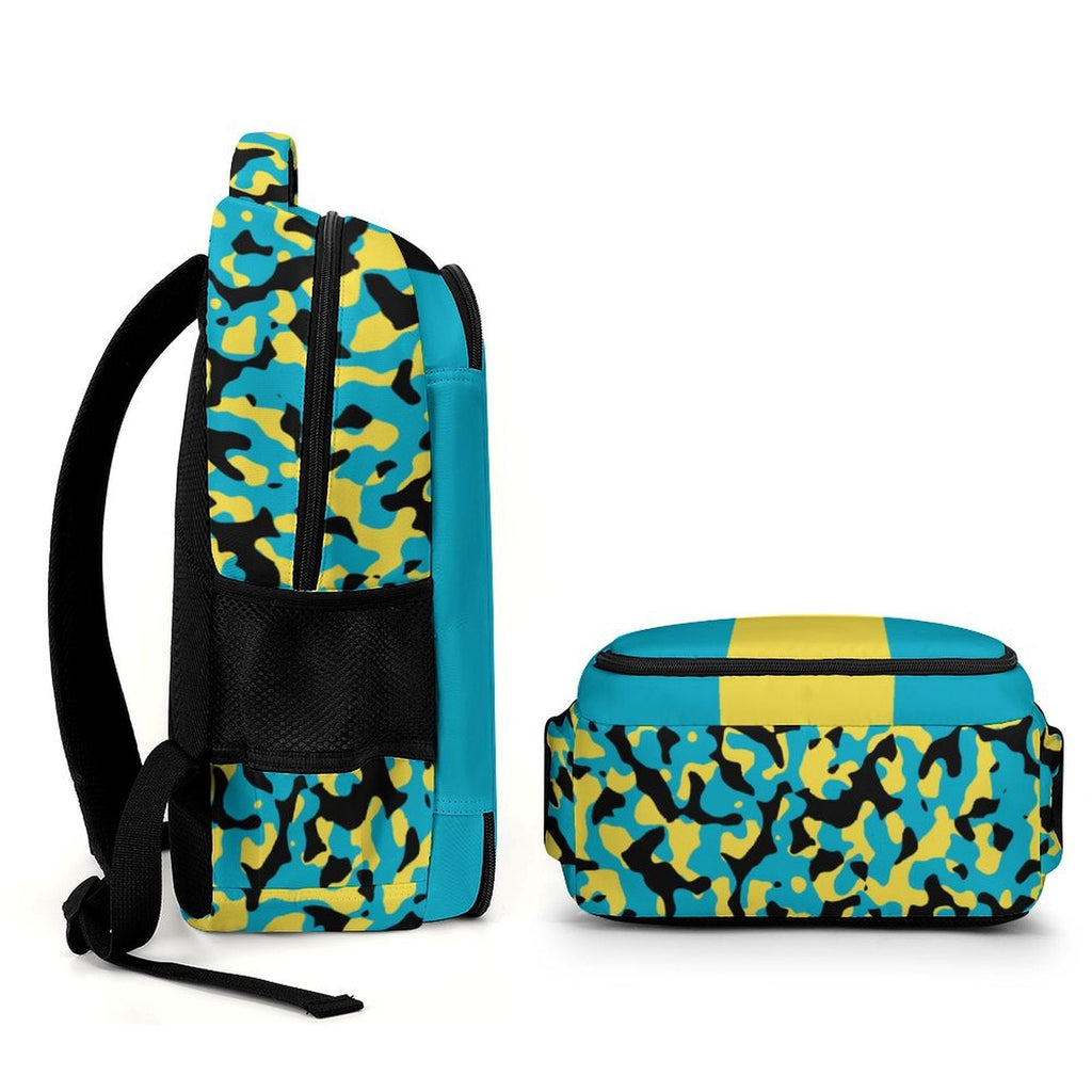 Bahamas Flag Casual Backpack - Conscious Apparel Store