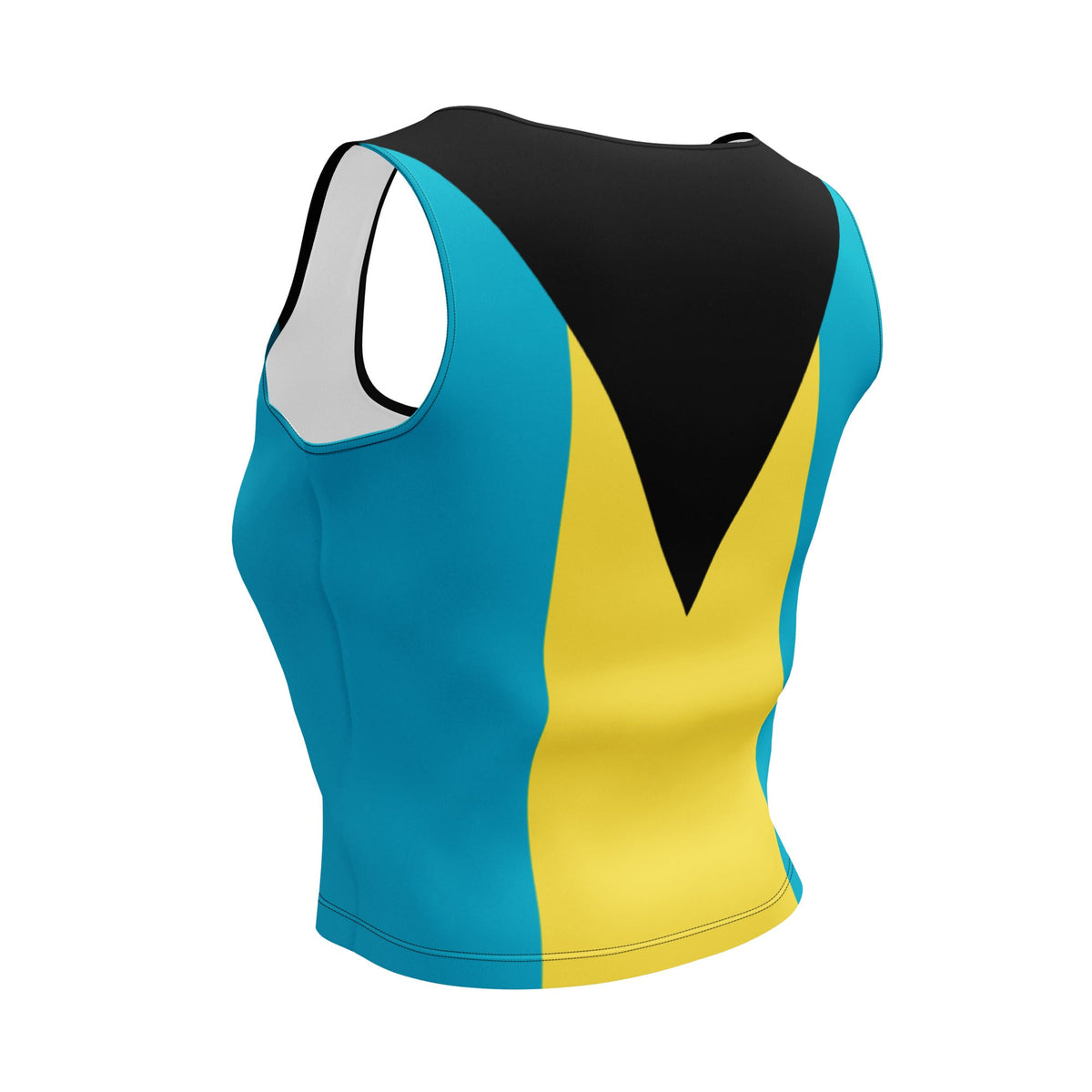 Bahamas Flag Crop Top - Conscious Apparel Store