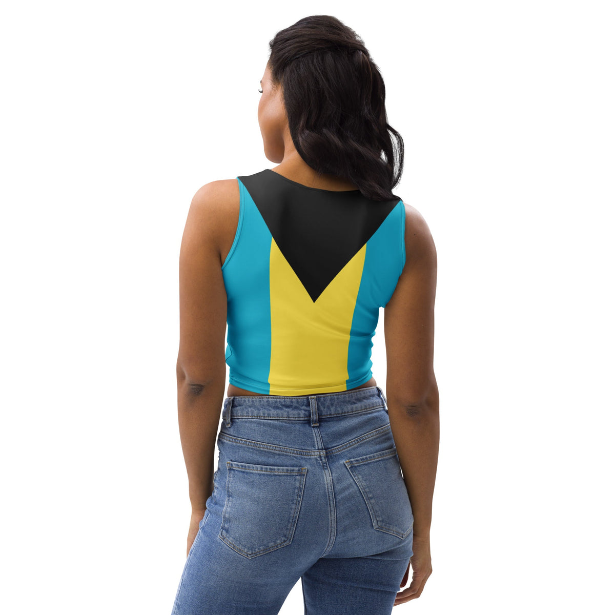 Bahamas Flag Crop Top - Conscious Apparel Store