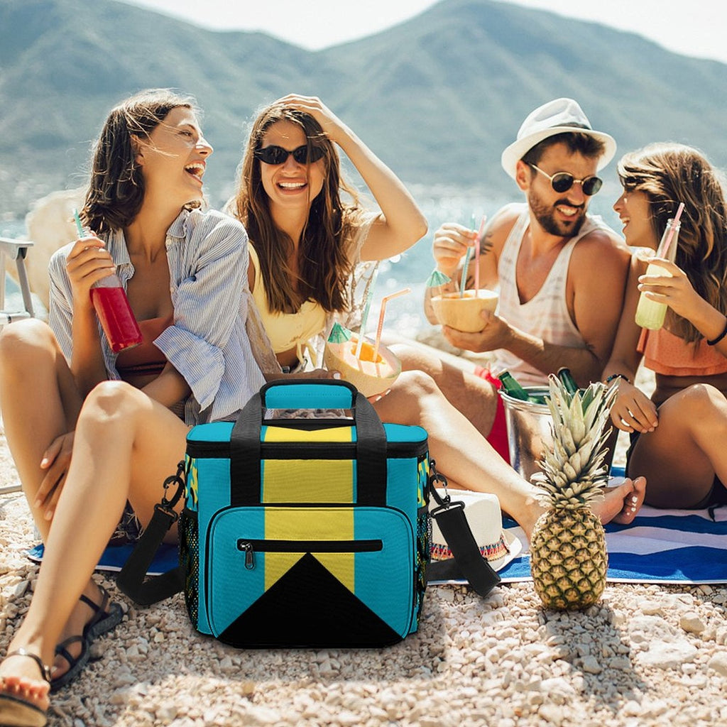 Bahamas Flag Insulated Cooler Bag - Conscious Apparel Store