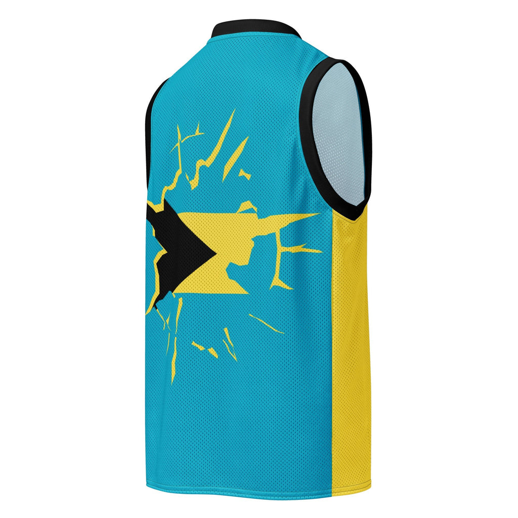 Bahamas Flag Premium Sport Jersey Tank Top - Conscious Apparel Store