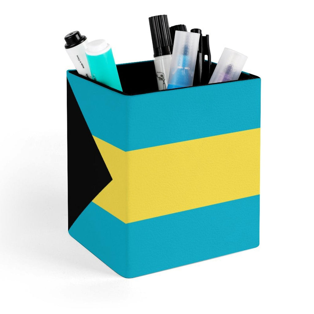Bahamas Flag Square Pen Holder - Conscious Apparel Store