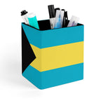 Bahamas Flag Square Pen Holder - Conscious Apparel Store