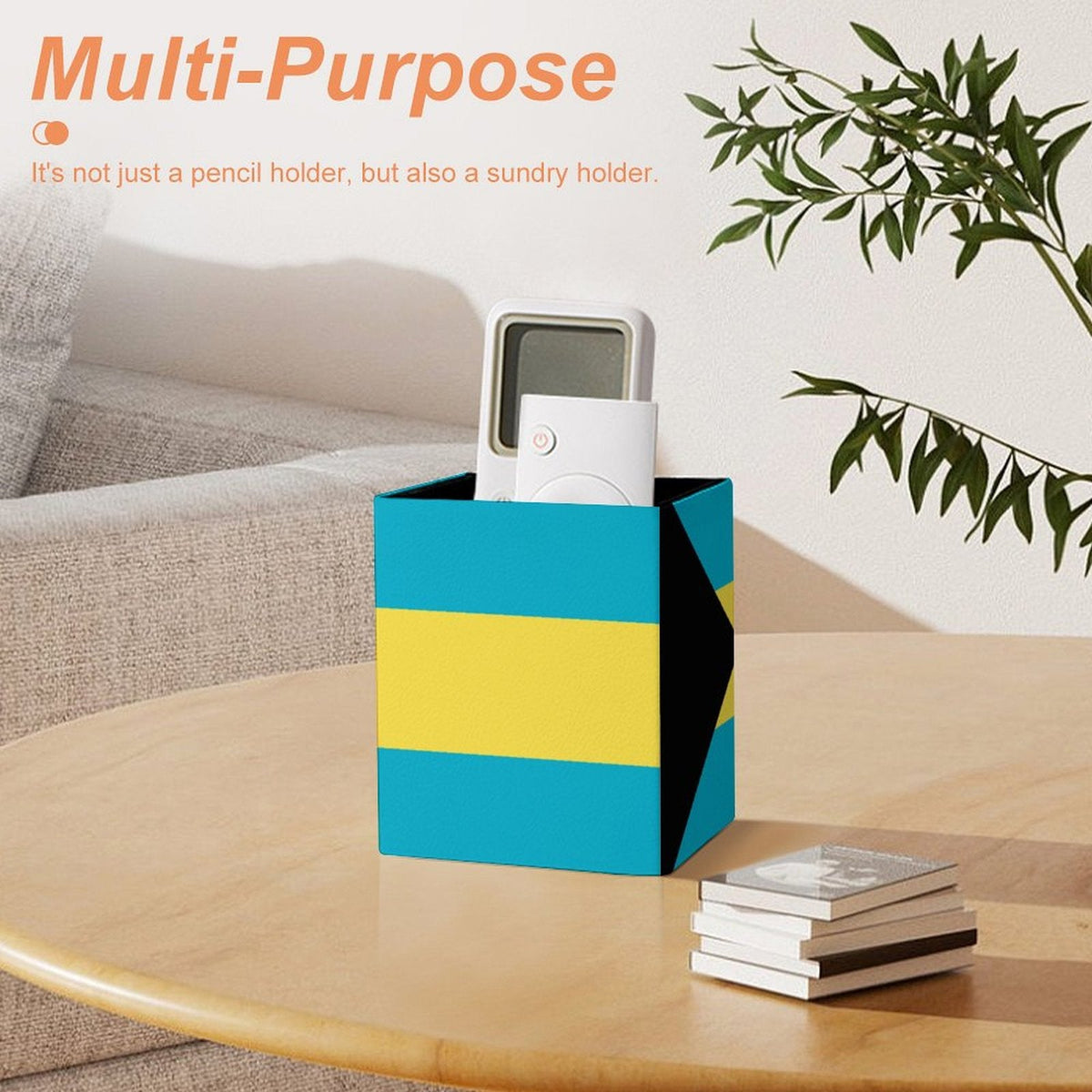 Bahamas Flag Square Pen Holder - Conscious Apparel Store
