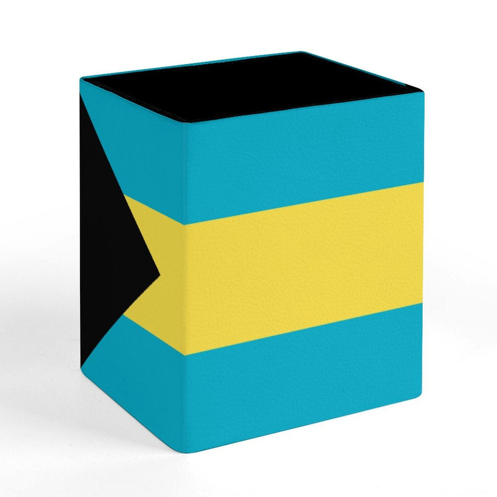 Bahamas Flag Square Pen Holder - Conscious Apparel Store