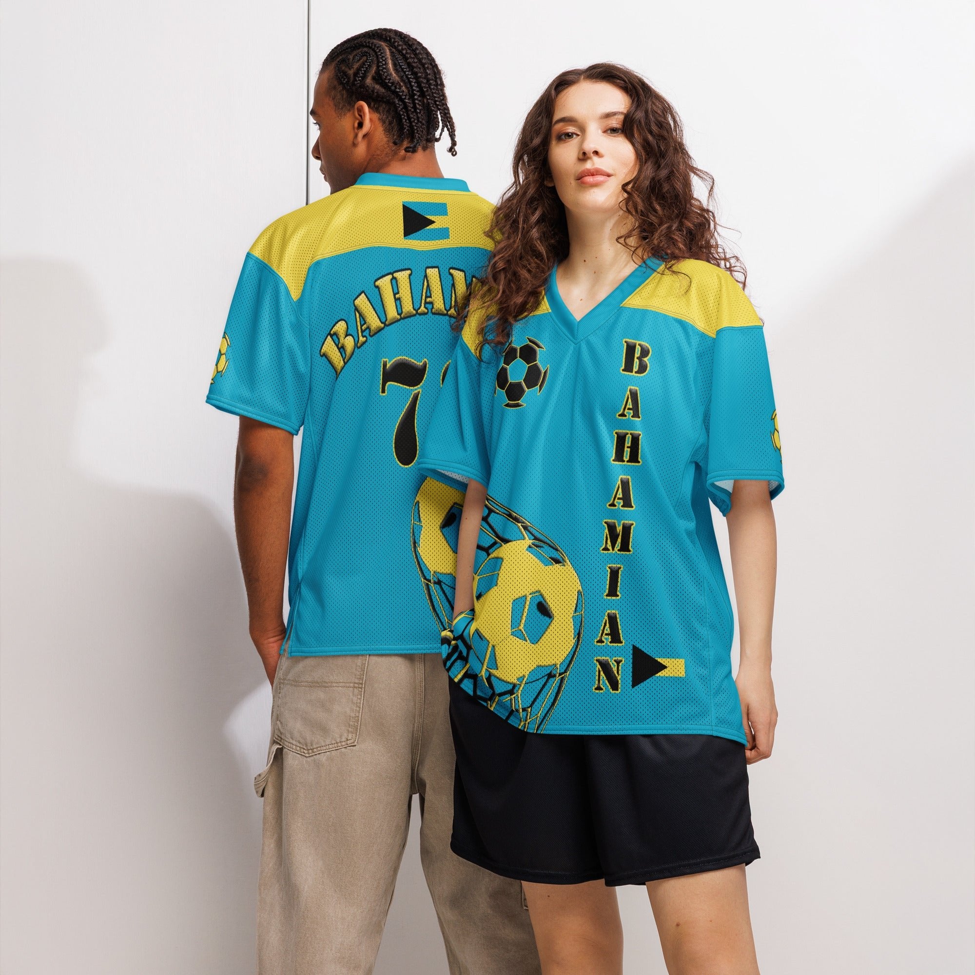 Bahamas Football Sport Jersey - Conscious Apparel Store