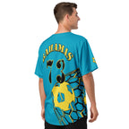Bahamas Football Themed Button-Down Sport Jersey - Conscious Apparel Store