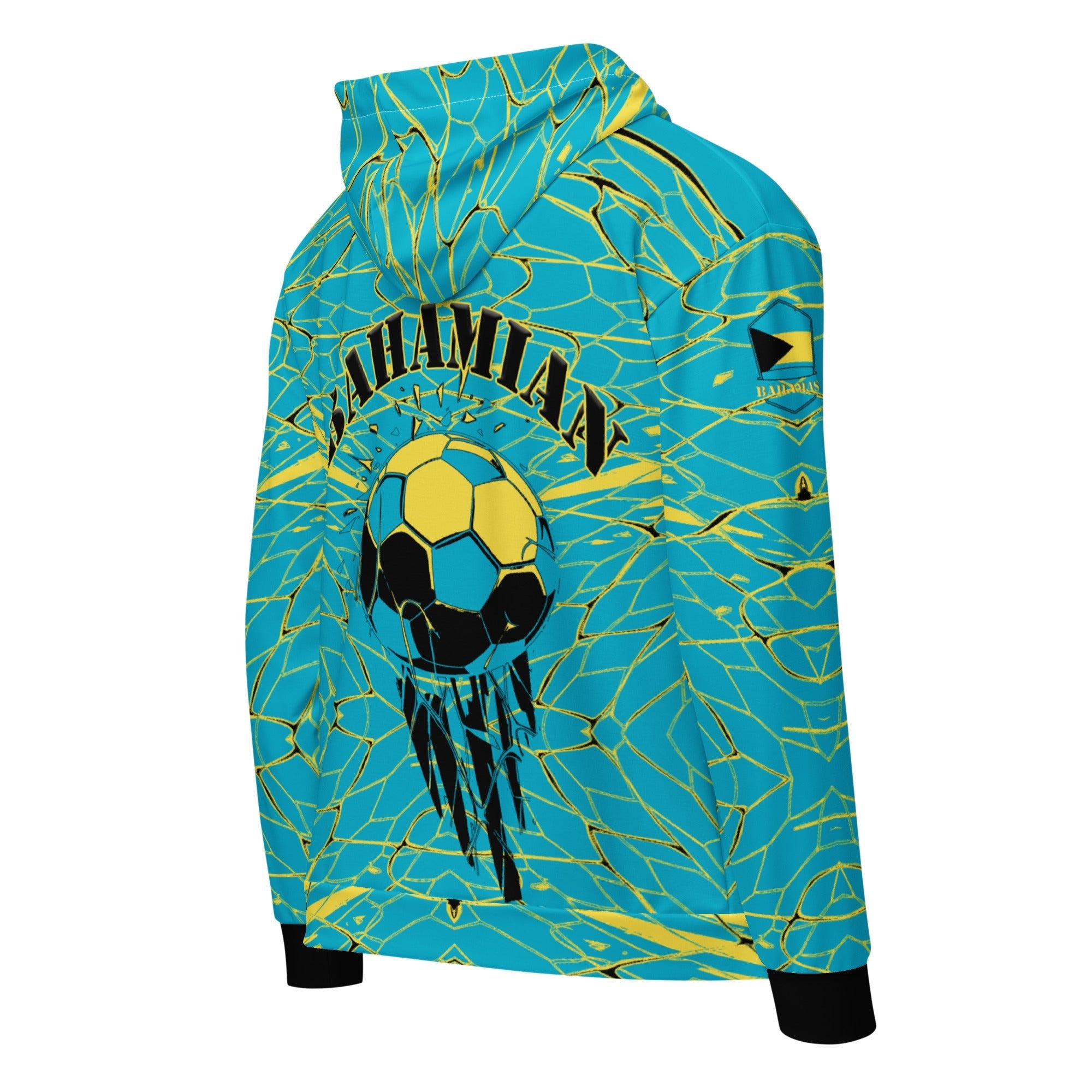 Bahamas Football Unisex zip hoodie - Conscious Apparel Store