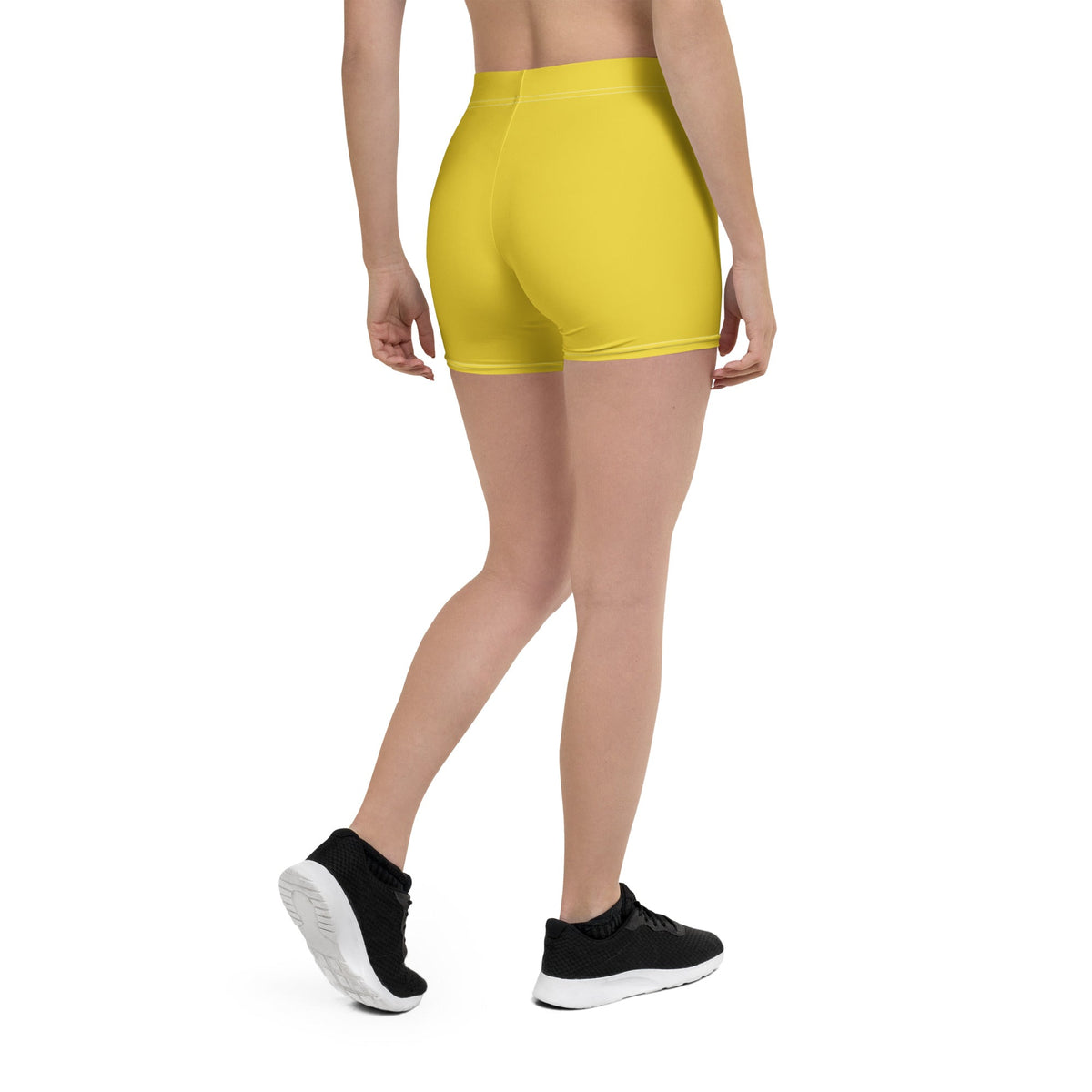 Bahamas Yellow Leggings Shorts - Conscious Apparel Store