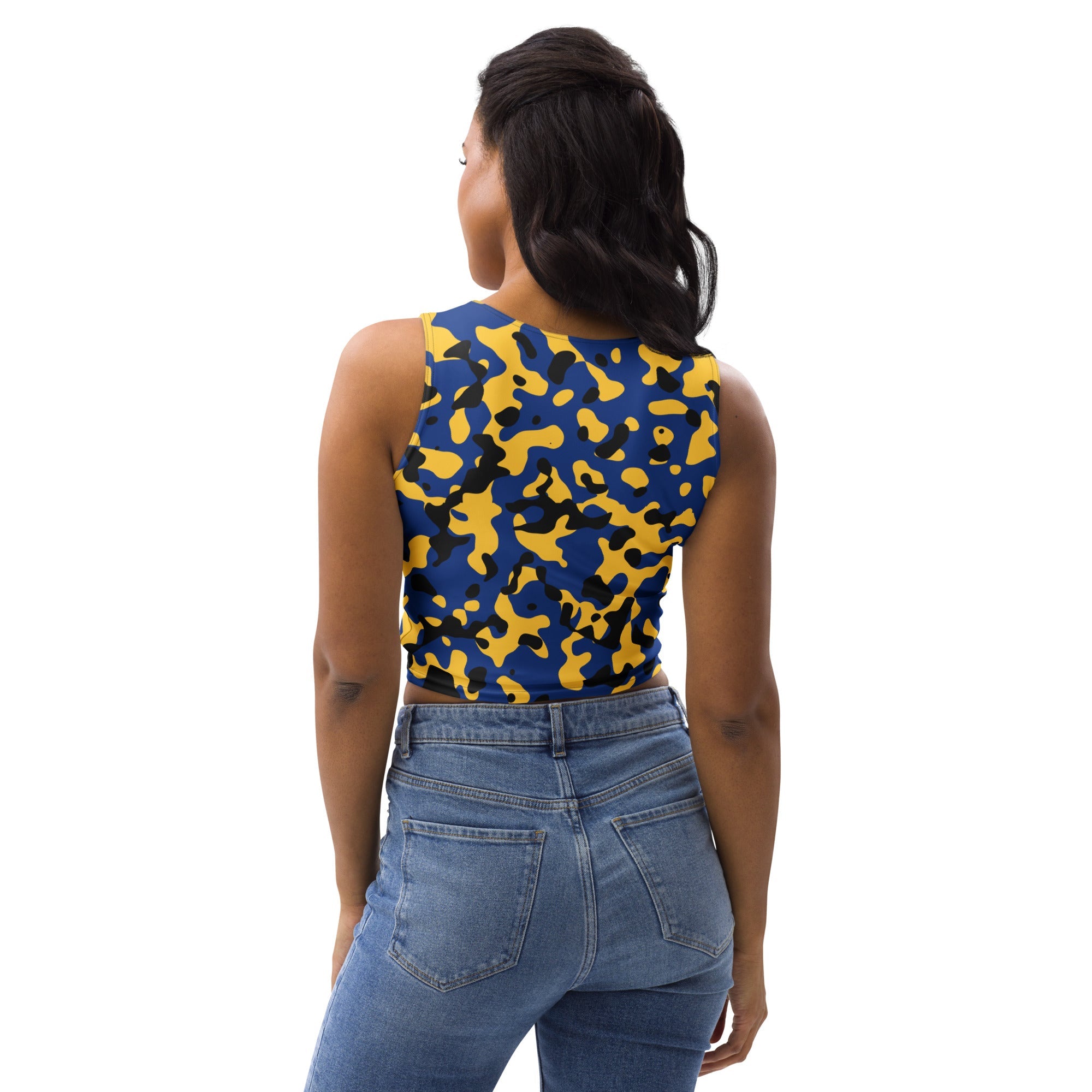Bajan Girl Camo Crop Top - Conscious Apparel Store