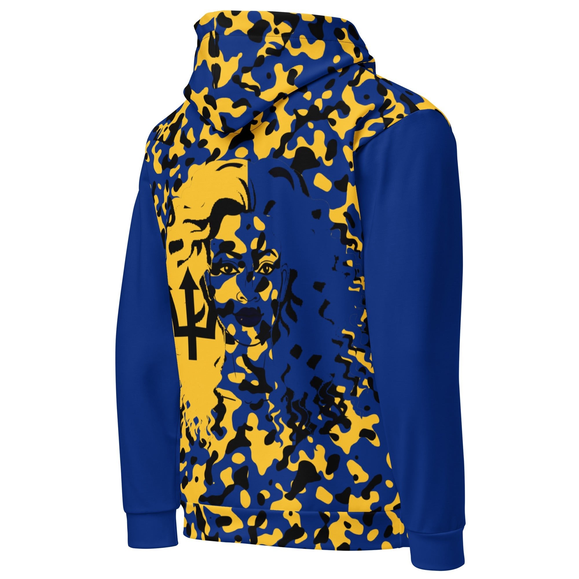 Bajan Girl Camo Unisex Pullover Hoodie - Conscious Apparel Store