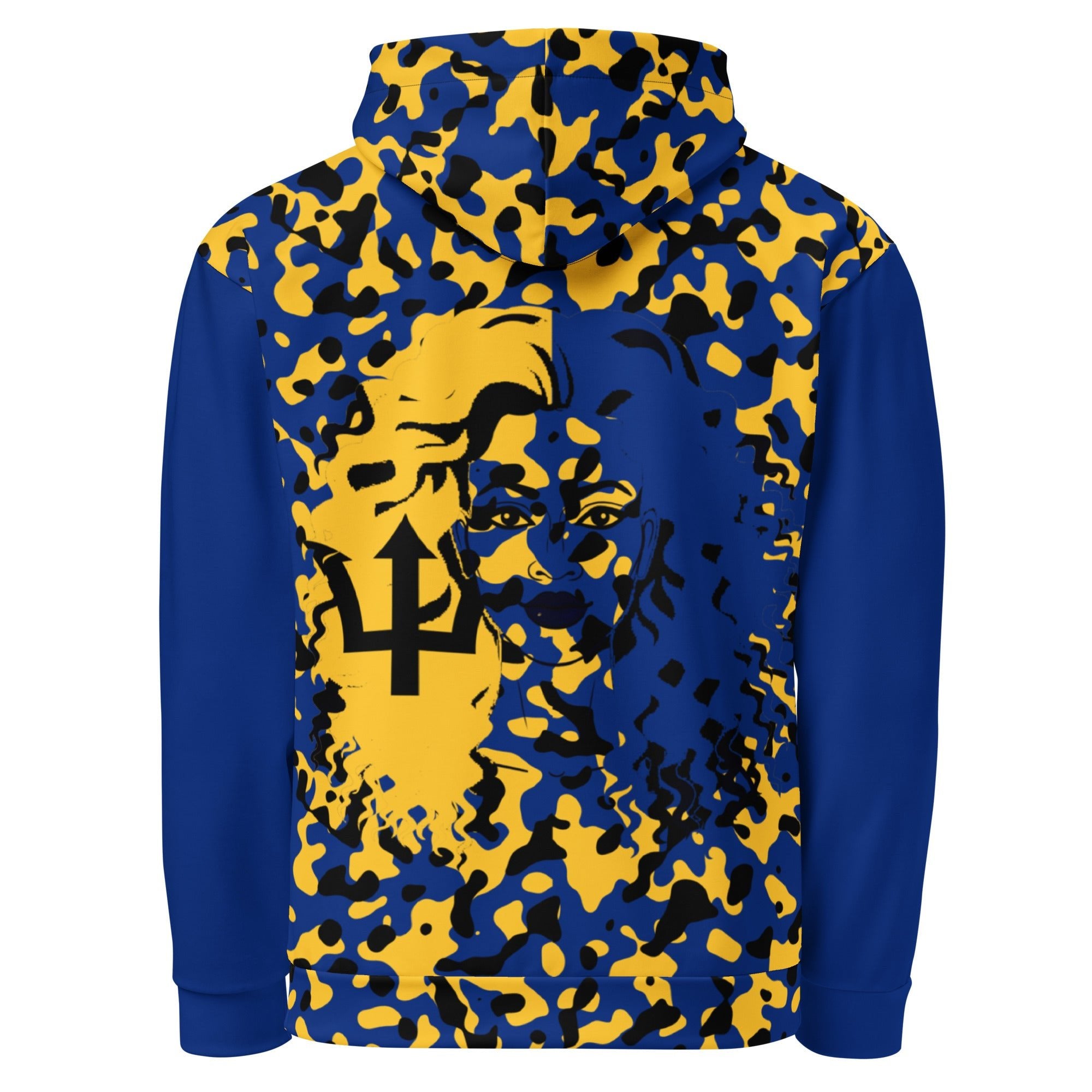 Bajan Girl Camo Unisex Pullover Hoodie - Conscious Apparel Store