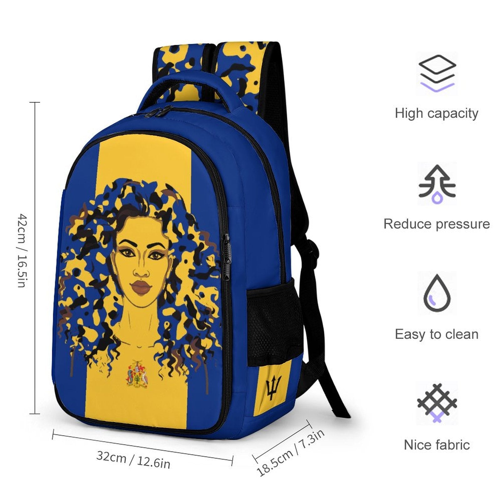 Bajan Girl Casual Backpack - Conscious Apparel Store