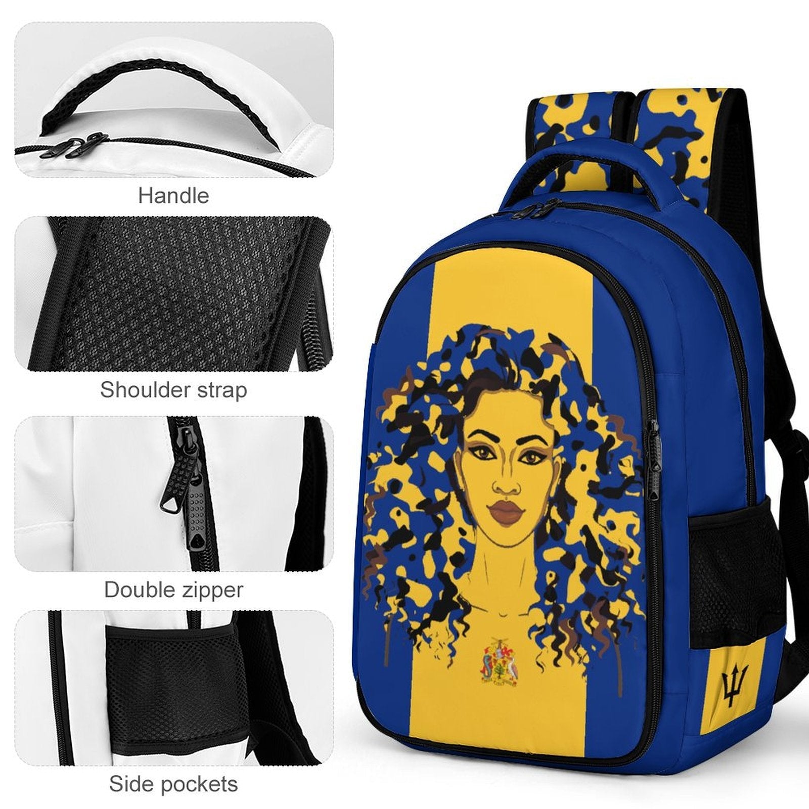 Bajan Girl Casual Backpack - Conscious Apparel Store