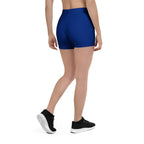Barbados Blue Leggings Shorts - Conscious Apparel Store