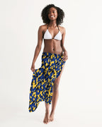 Barbados Flag Camo All - Over Print Swim Cover Up - Conscious Apparel Store