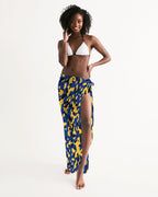 Barbados Flag Camo All - Over Print Swim Cover Up - Conscious Apparel Store