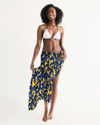 Barbados Flag Camo All-Over Print Swim Cover Up - Conscious Apparel Store