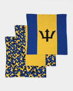 Barbados Flag Camo Bandana Set - Conscious Apparel Store