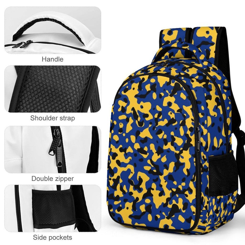 Barbados Flag Camo Casual Backpack - Conscious Apparel Store