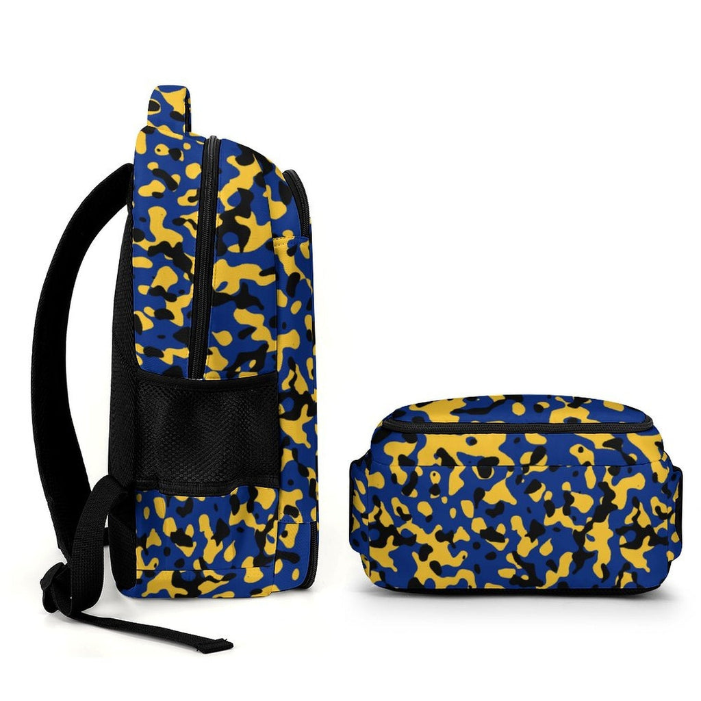 Barbados Flag Camo Casual Backpack - Conscious Apparel Store