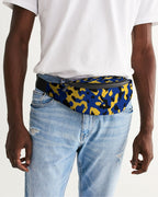 Barbados Flag Camo Crossbody Sling Bag - Conscious Apparel Store