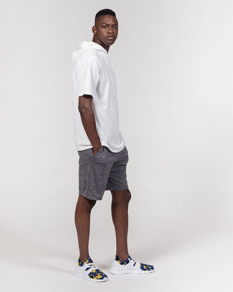 Barbados Flag Camo Men's Two-Tone Sneaker - Conscious Apparel Store