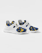 Barbados Flag Camo Men's Two - Tone Sneaker - Conscious Apparel Store