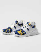 Barbados Flag Camo Men's Two - Tone Sneaker - Conscious Apparel Store