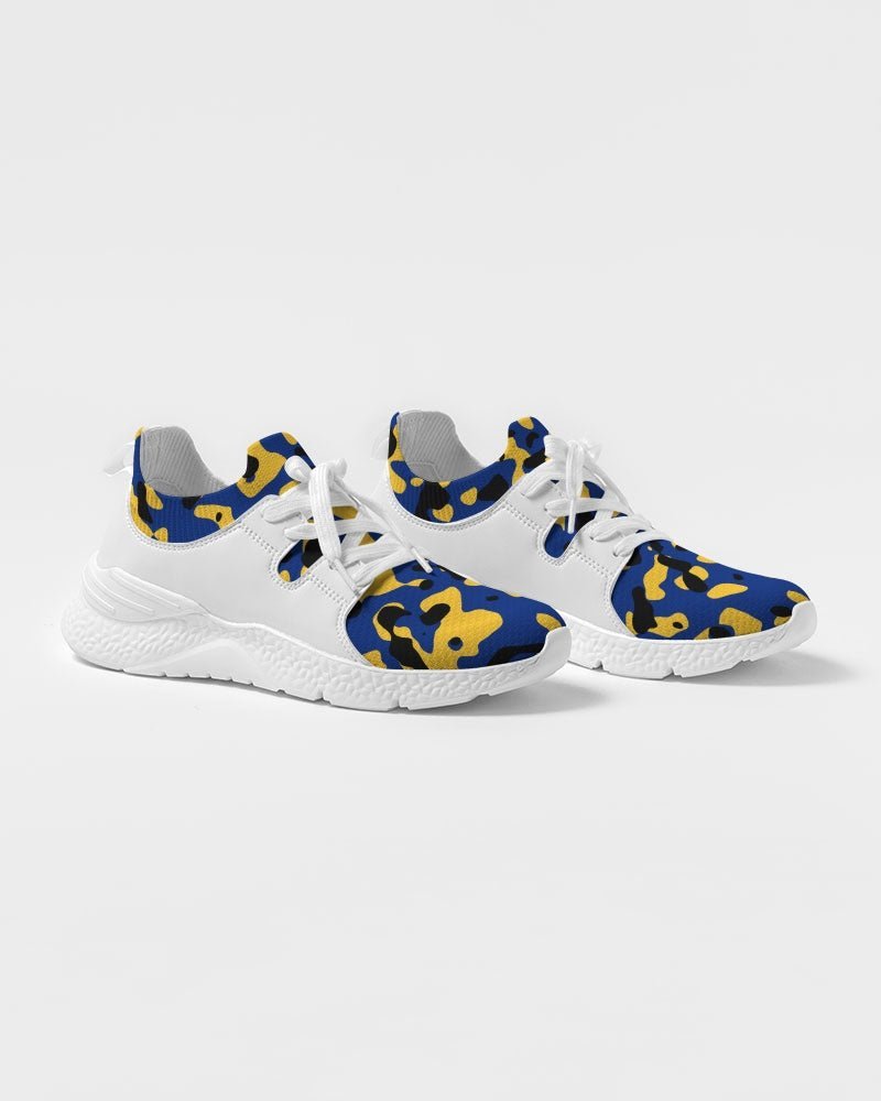 Barbados Flag Camo Men's Two-Tone Sneaker - Conscious Apparel Store