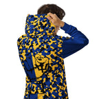 Barbados Flag Camo Unisex zip hoodie - Conscious Apparel Store