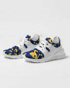 Barbados Flag Camo Women's Two-Tone Sneaker - Conscious Apparel Store